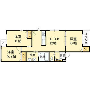 3LDK 間取り図