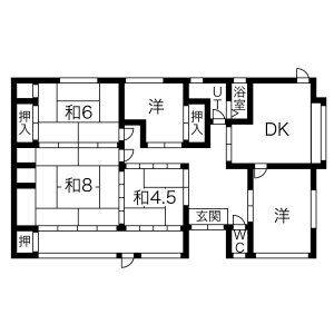 5DK 間取り図