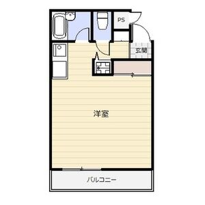 ワンルーム 間取り図