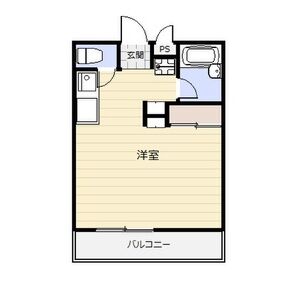 ワンルーム 間取り図
