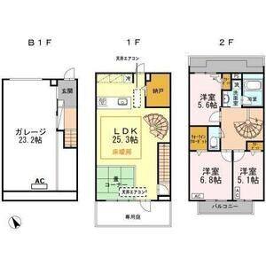 3LDK 間取り図