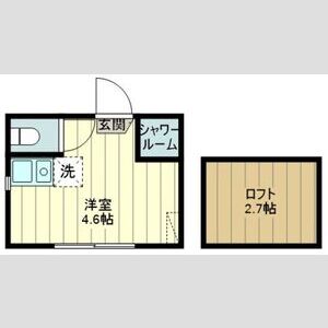 ワンルーム 間取り図