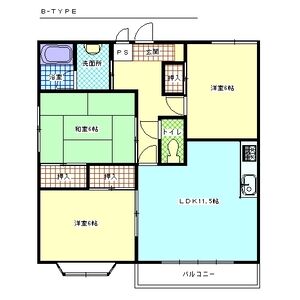 3LDK 間取り図