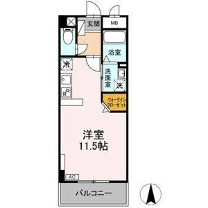 ワンルーム 間取り図