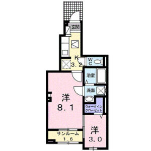 2K 間取り図