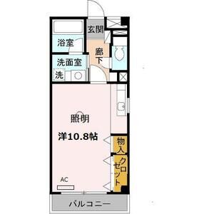 ワンルーム 間取り図