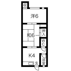 2K 間取り図