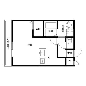 ワンルーム 間取り図