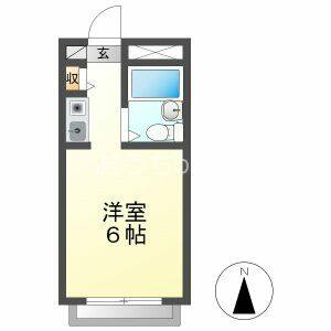 ワンルーム 間取り図