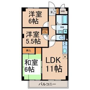3LDK 間取り図