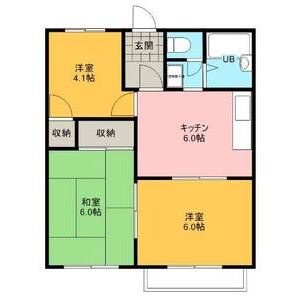 3DK 間取り図
