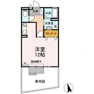 ワンルーム 間取り図