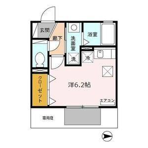 ワンルーム 間取り図