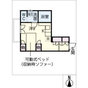 ワンルーム 間取り図