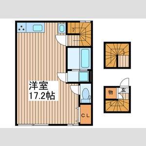 ワンルーム 間取り図