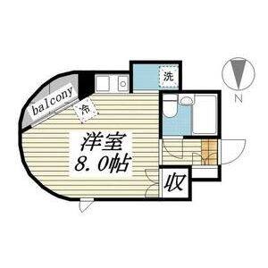 ワンルーム 間取り図