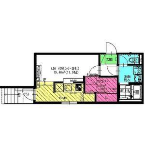 ワンルーム 間取り図