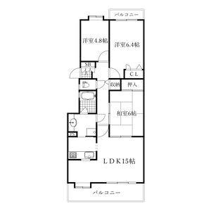 3LDK 間取り図