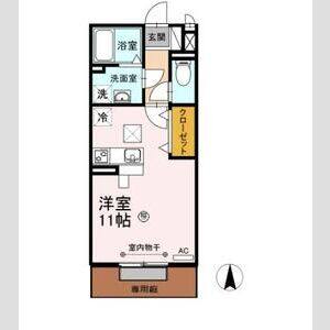 ワンルーム 間取り図