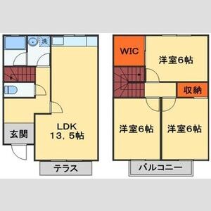 3LDK 間取り図