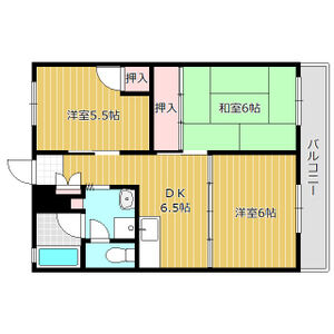 3DK 間取り図
