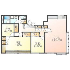 3LDK 間取り図