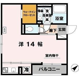 ワンルーム 間取り図