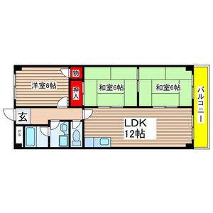 3LDK 間取り図
