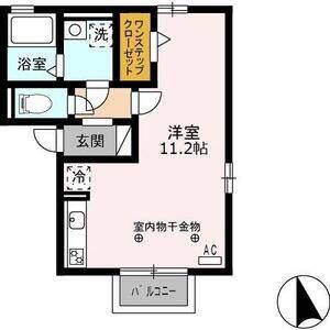 ワンルーム 間取り図