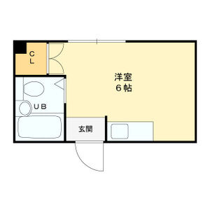 ワンルーム 間取り図