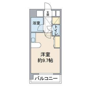 ワンルーム 間取り図