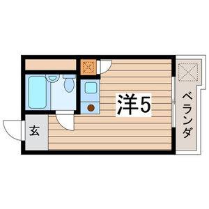 ワンルーム 間取り図