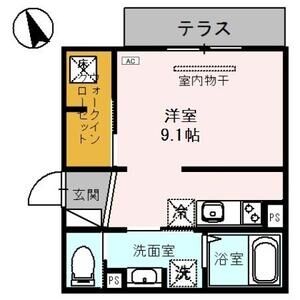 ワンルーム 間取り図