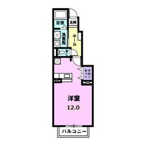 ワンルーム 間取り図
