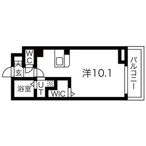 ワンルーム 間取り図
