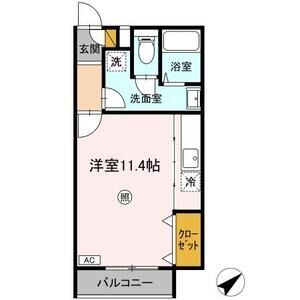 ワンルーム 間取り図