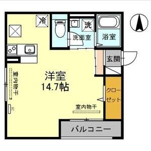 ワンルーム 間取り図