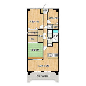 3LDK 間取り図
