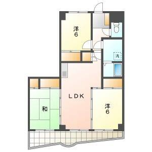 3LDK 間取り図