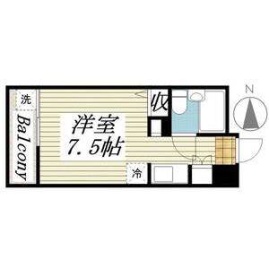 ワンルーム 間取り図