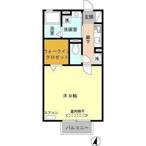ワンルーム 間取り図