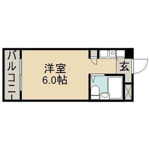 ワンルーム 間取り図