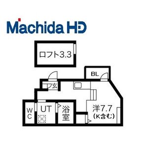 ワンルーム 間取り図
