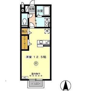 ワンルーム 間取り図