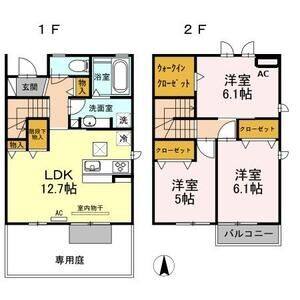3LDK 間取り図