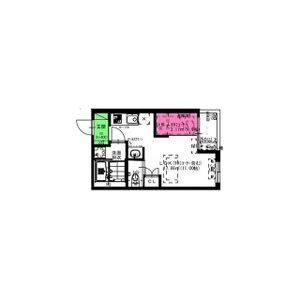 ワンルーム 間取り図