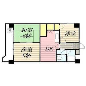 3DK 間取り図