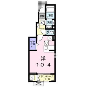 ワンルーム 間取り図