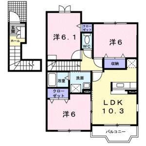3LDK 間取り図