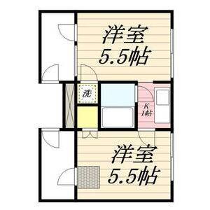 2K 間取り図
